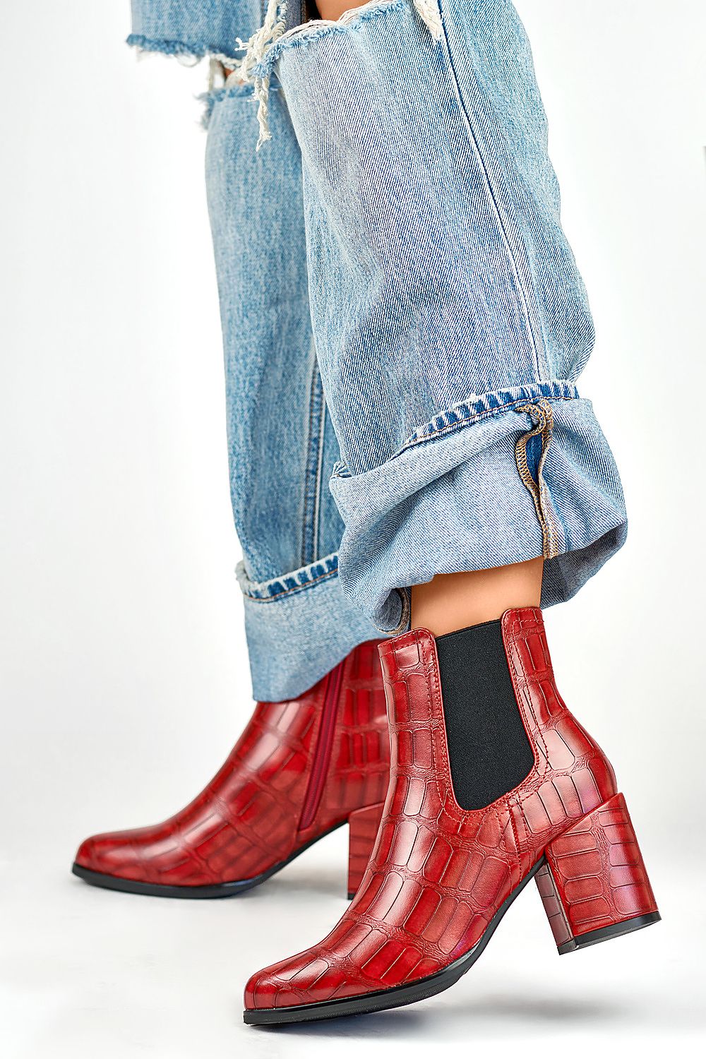 Heel boots model 184854 PRIMO