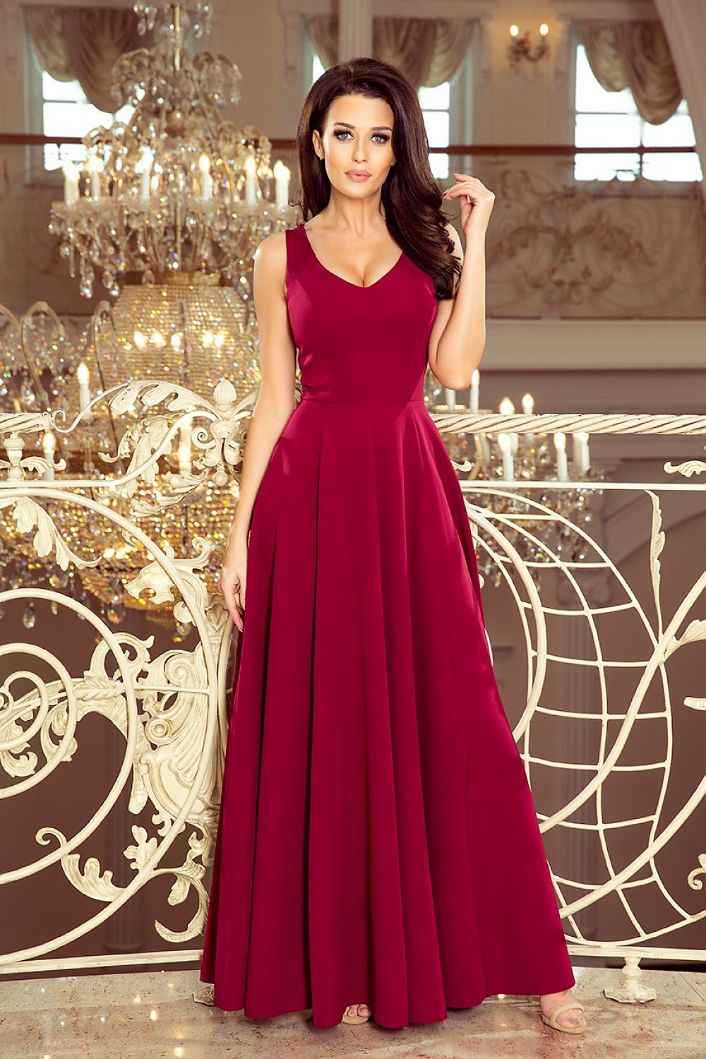 Long dress model 131669 Numoco - OTYNA.com