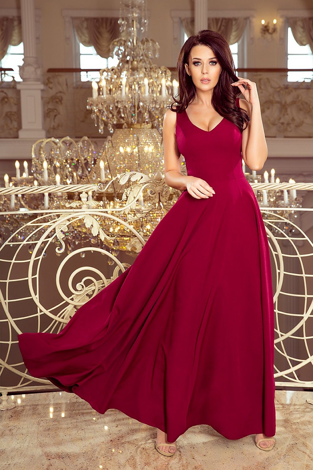 Long dress model 131669 Numoco - OTYNA.com
