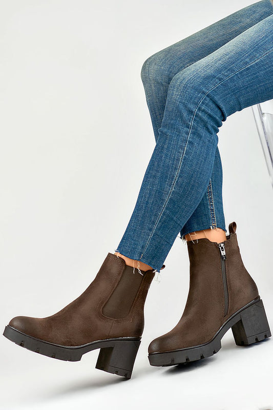 Heel boots model 184619 PRIMO