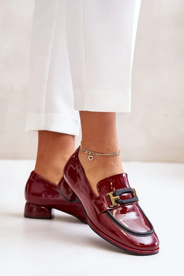 Heeled low shoes model 201142 Step in style