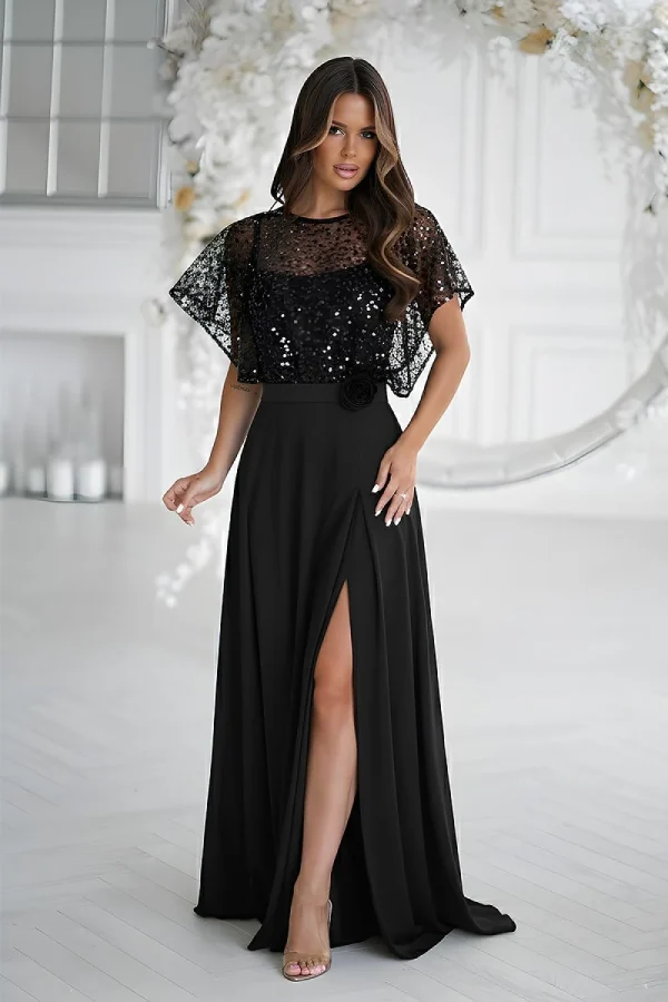 Long dress model 219685 Bicotone