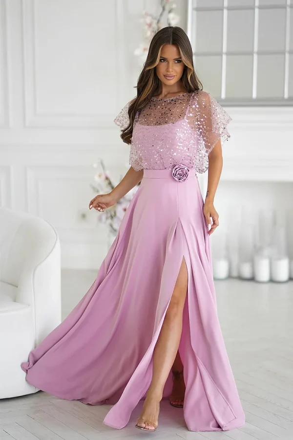 Long dress model 219690 Bicotone