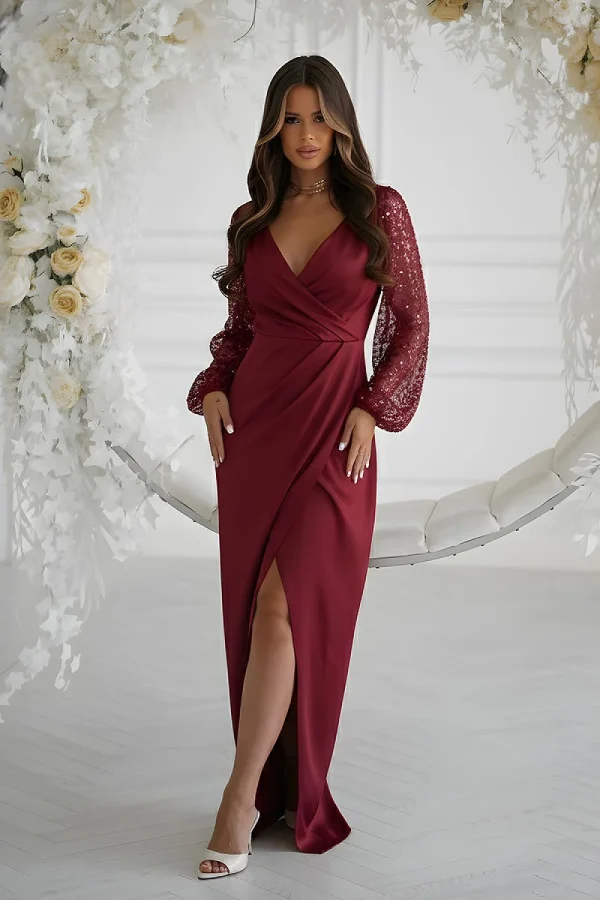 Long dress model 219704 Bicotone