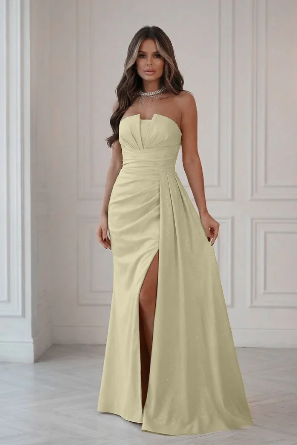 Long dress model 224634 Bicotone