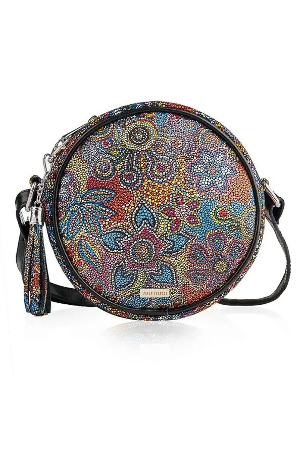 Natural leather bag model 173198 Galanter