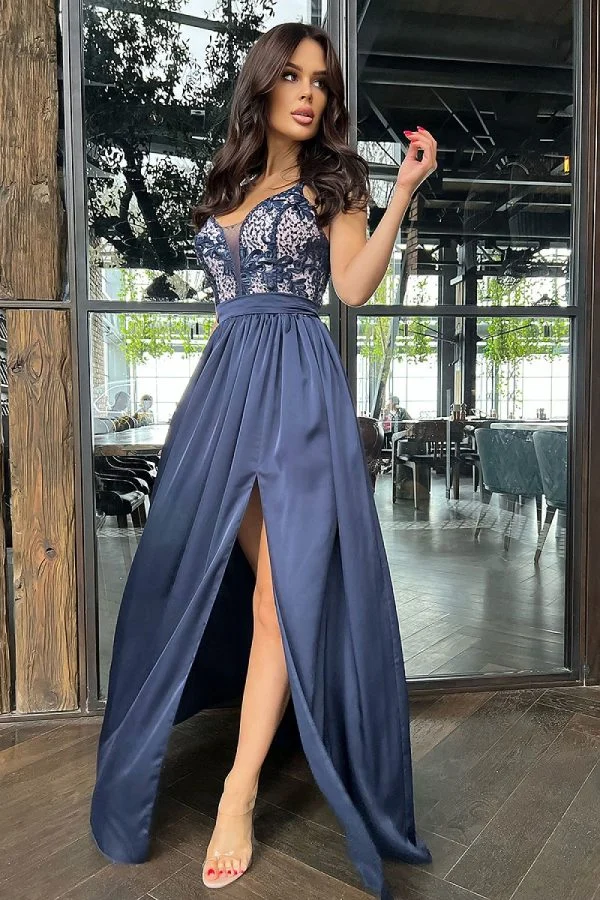 Long dress model 175890 Bicotone