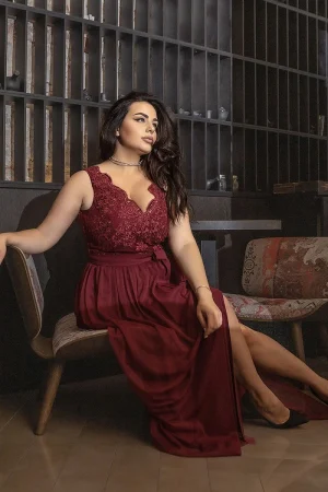 Plus size dress model 175405 Bicotone