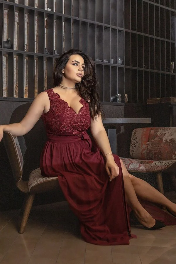 Plus size dress model 175405 Bicotone