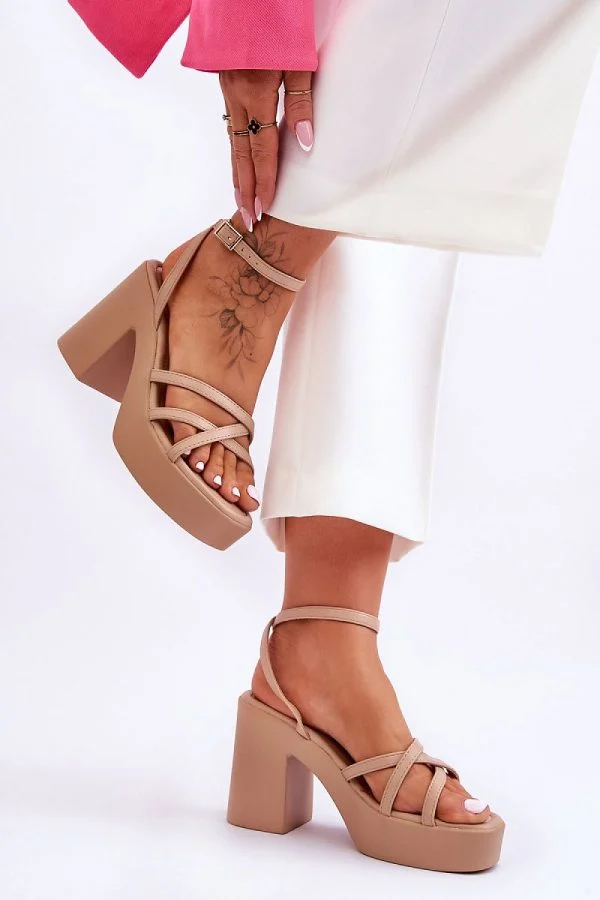 Heel sandals model 180546 Step in style